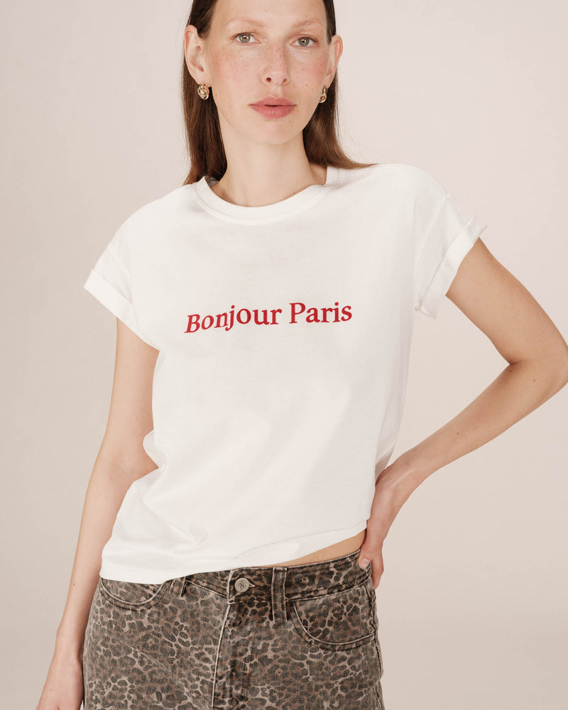 Sorentino Ivory Message T-Shirt