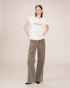 Slogan T-Shirt Ivory Sorentino