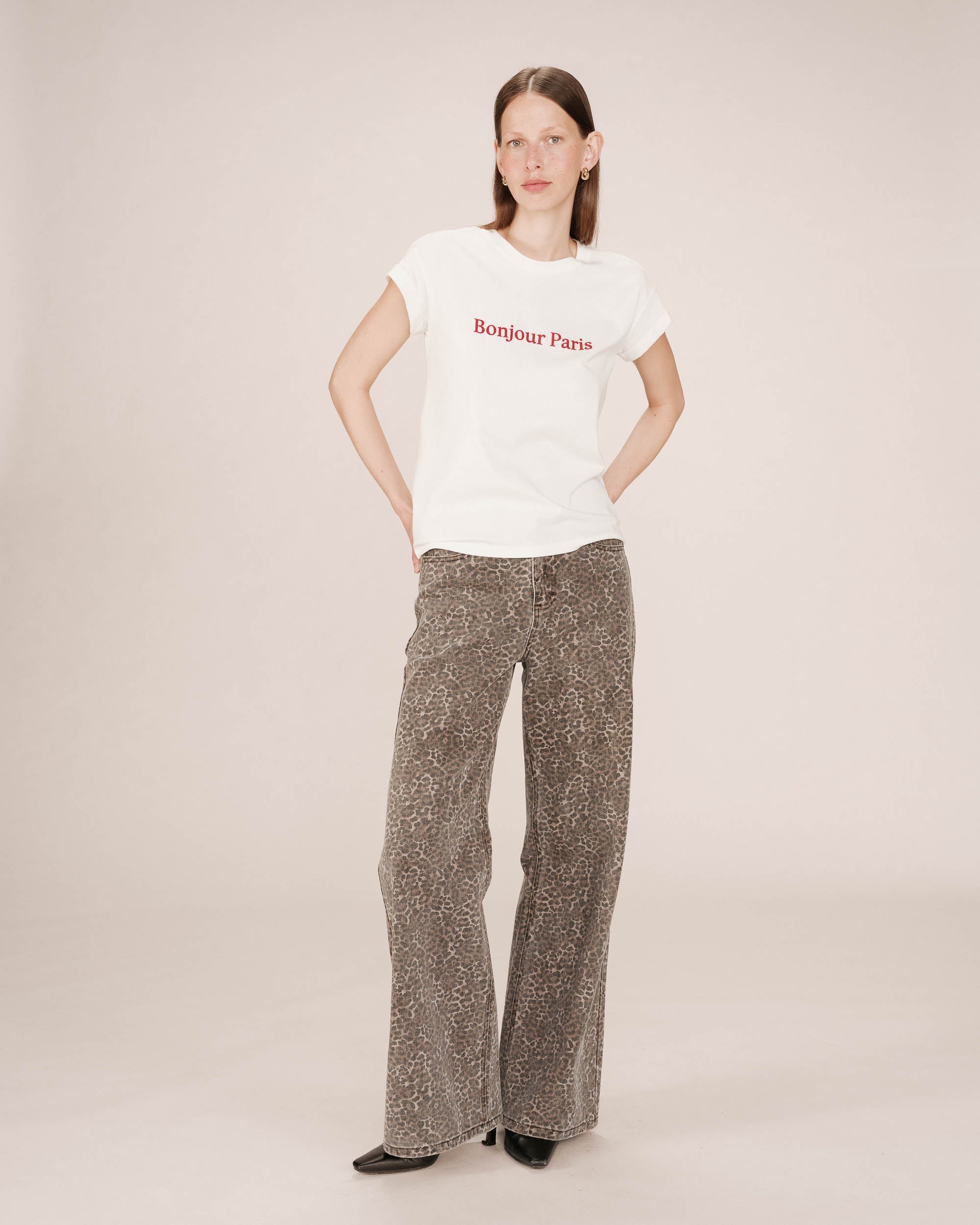 Slogan T-Shirt Ivory Sorentino