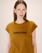 T-Shirt con Mensaje Ocre Sorentino