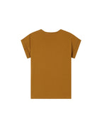 T-Shirt con Mensaje Ocre Sorentino