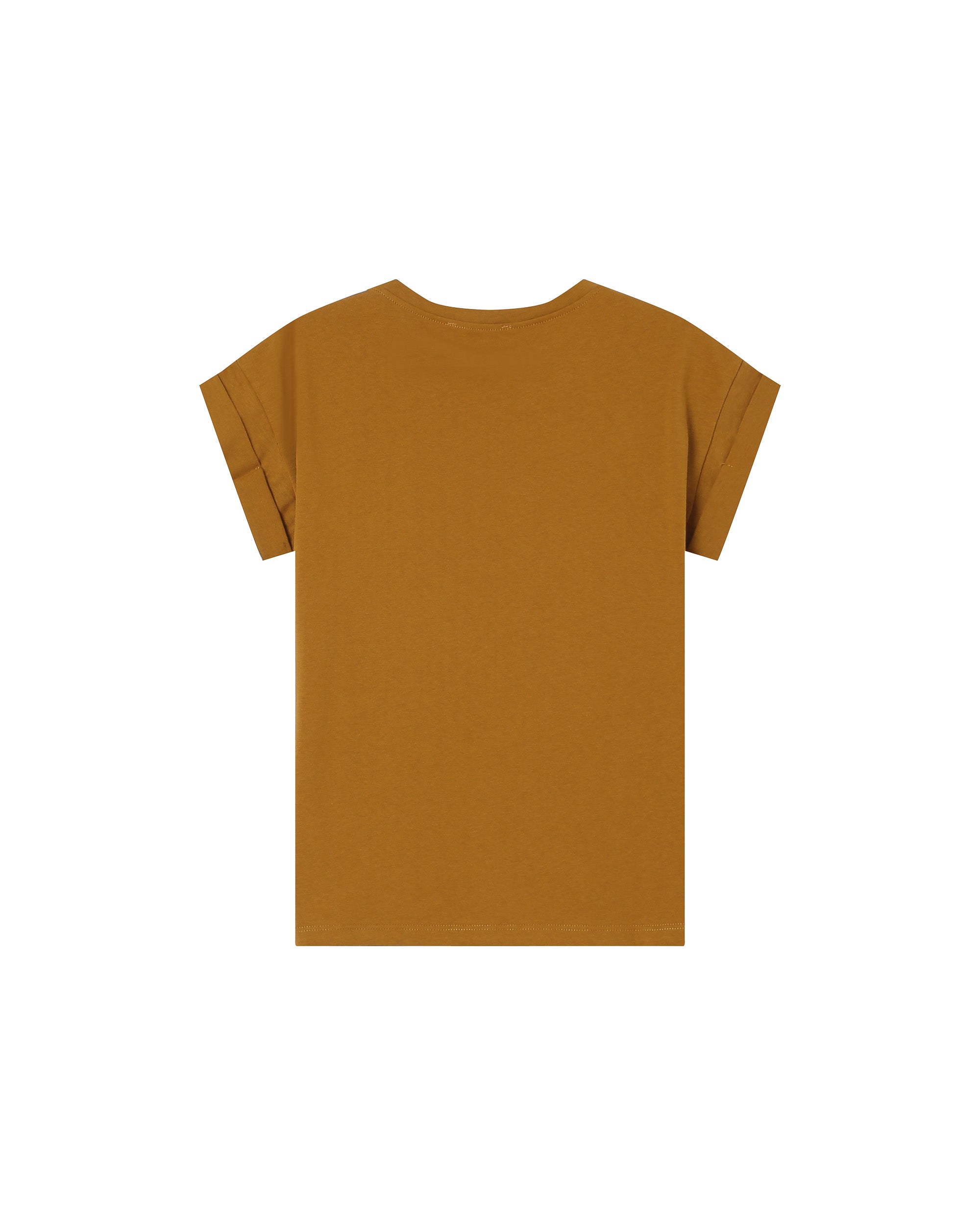 T-Shirt con Mensaje Ocre Sorentino