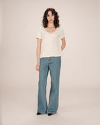 Camiseta con Mensaje Beige Samory