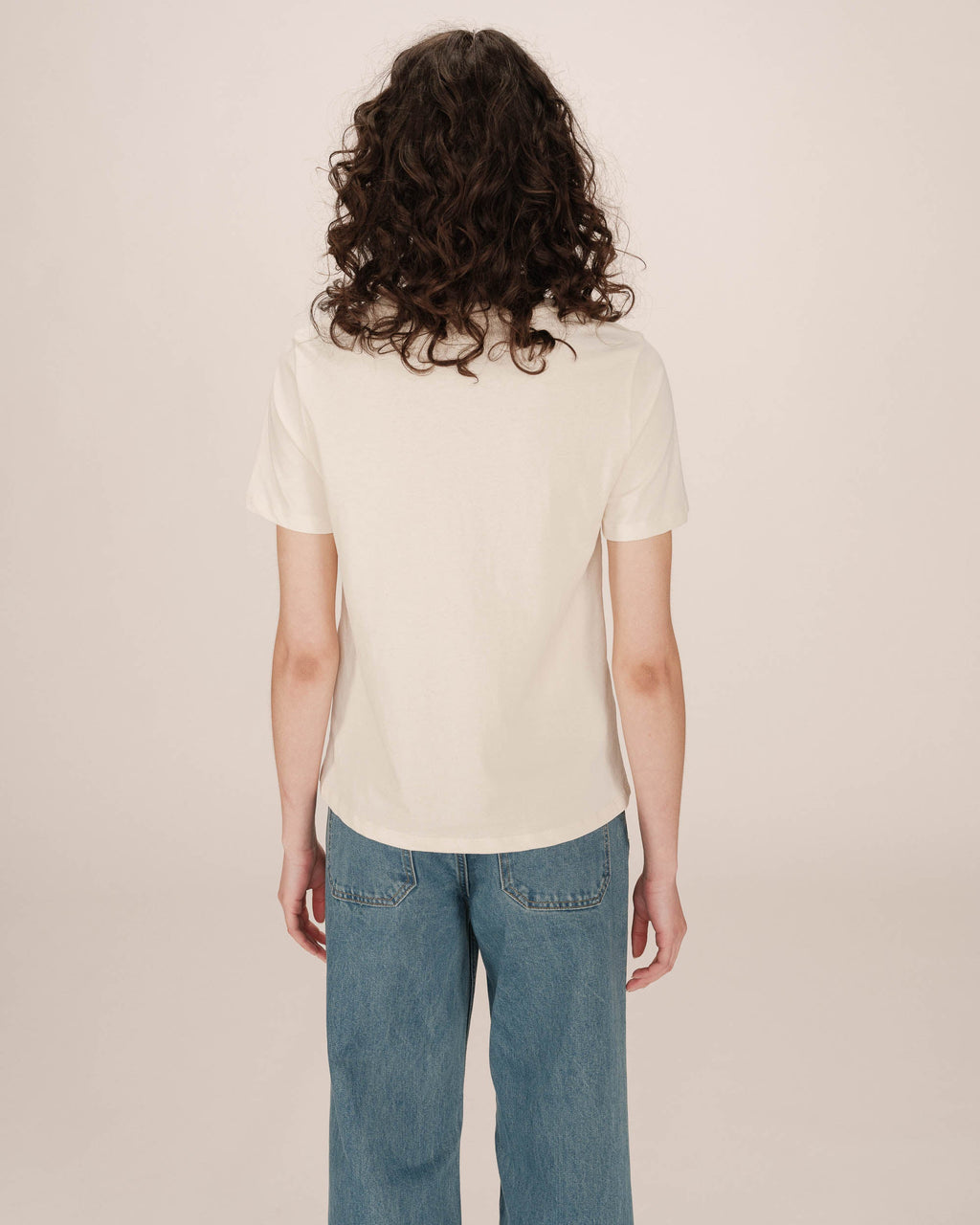 Camiseta con Mensaje Beige Samory