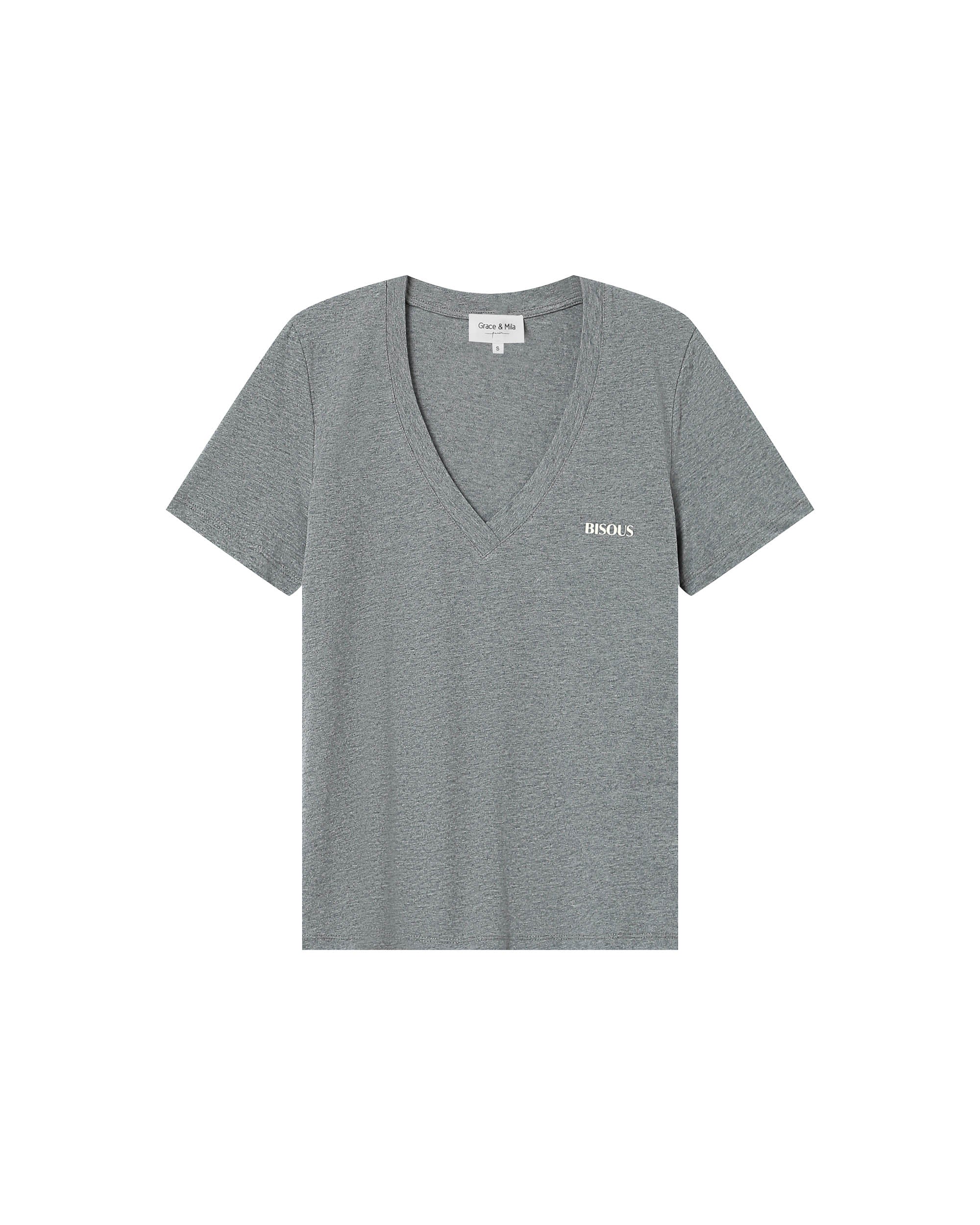 Grey Message T-Shirt Samory