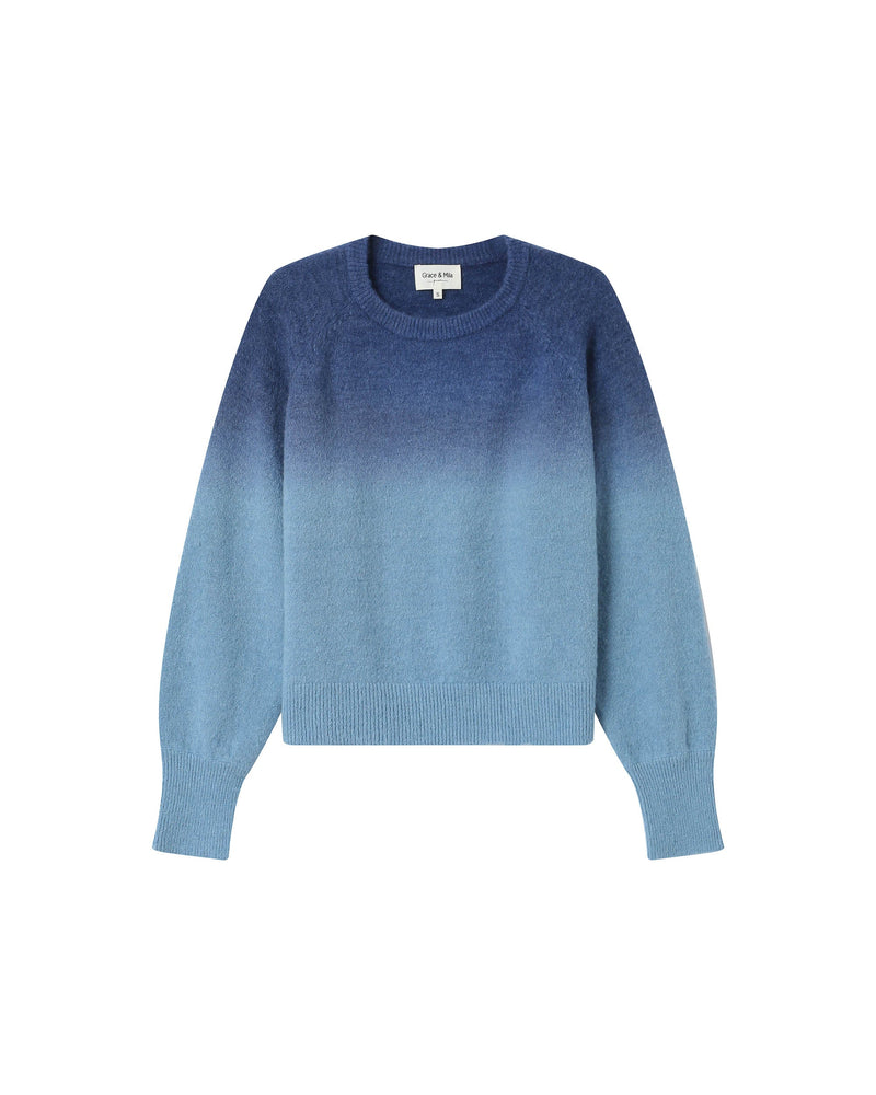 Jersey de mezclilla azul con efecto tie-dye de Sacramento