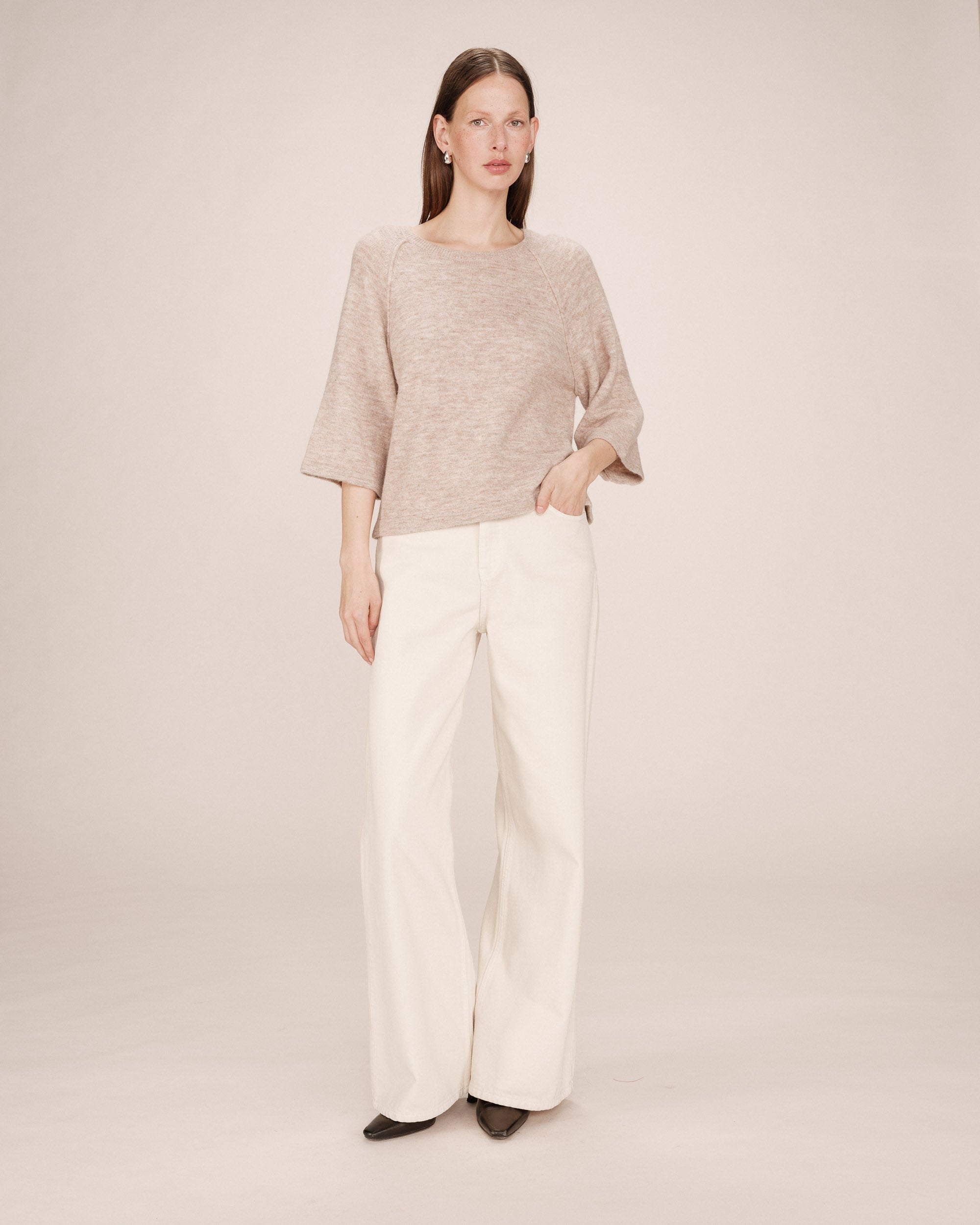 Jersey Beige Rosa Sam