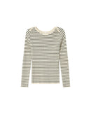 Striped Jumper Ecru Saturday