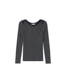 Navy Striped Sweater Saturday