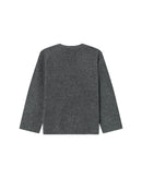 Saints Anthracite Embroidered Message Sweater