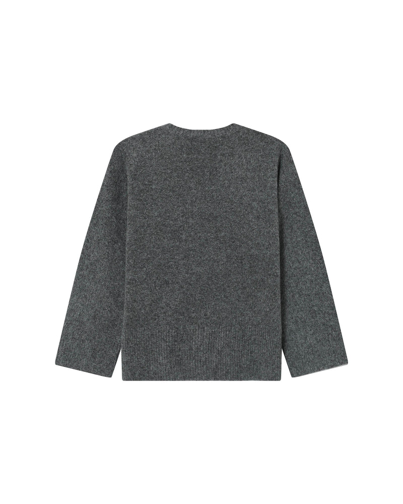 Saints Anthracite Embroidered Message Sweater