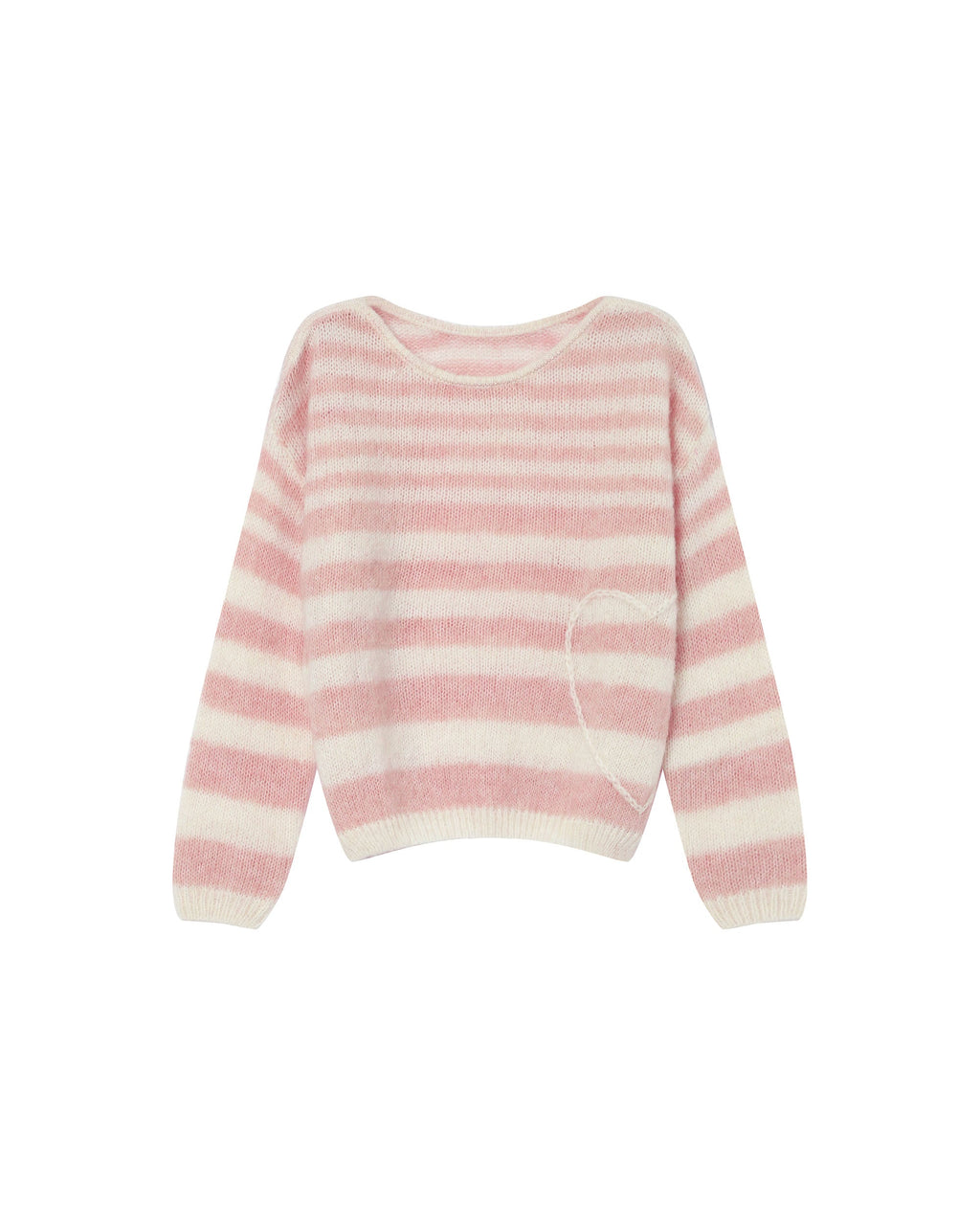 Crystal Pink Striped Jumper Sand