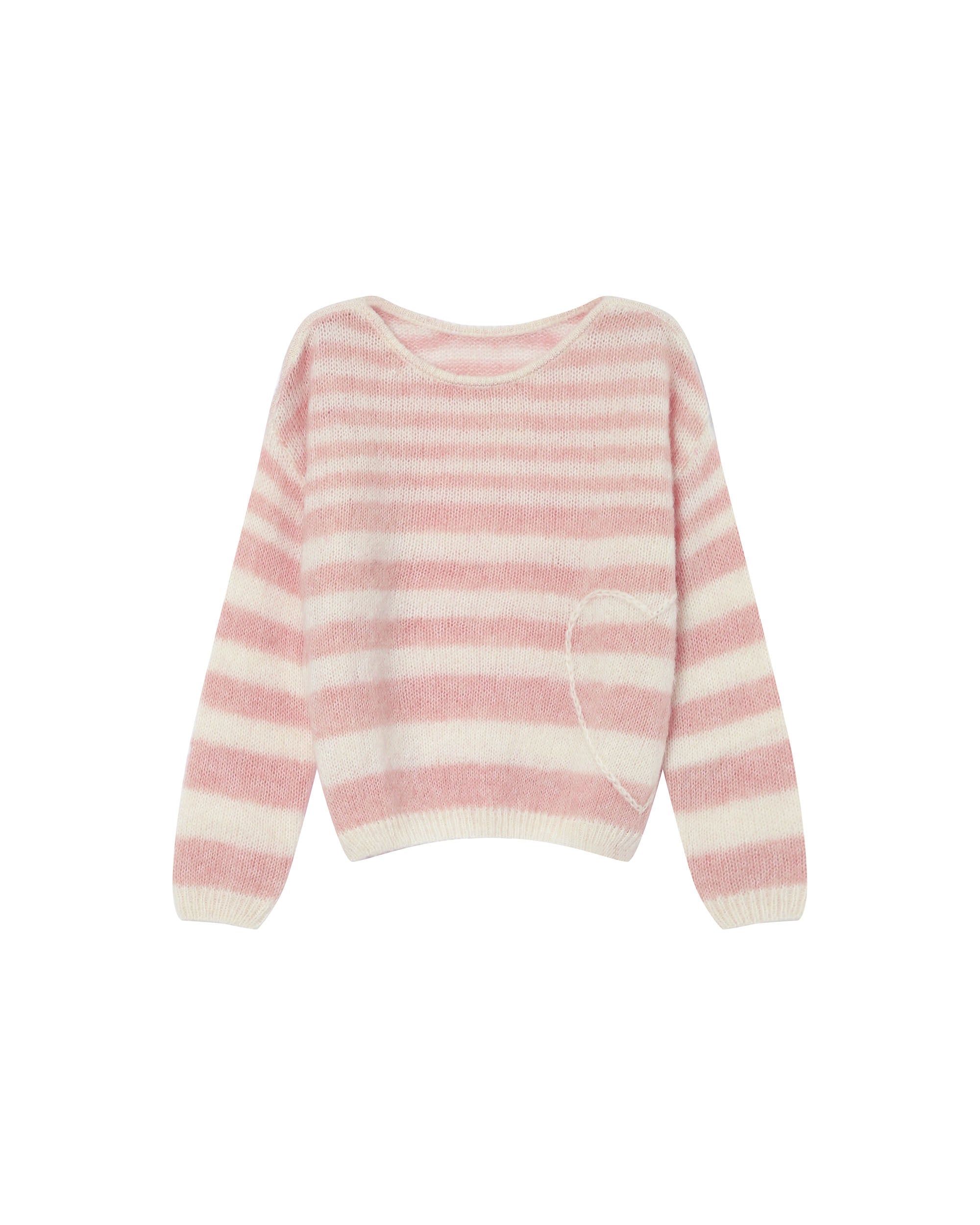 Crystal Pink Striped Jumper Sand
