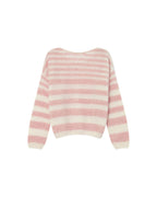 Crystal Pink Striped Jumper Sand