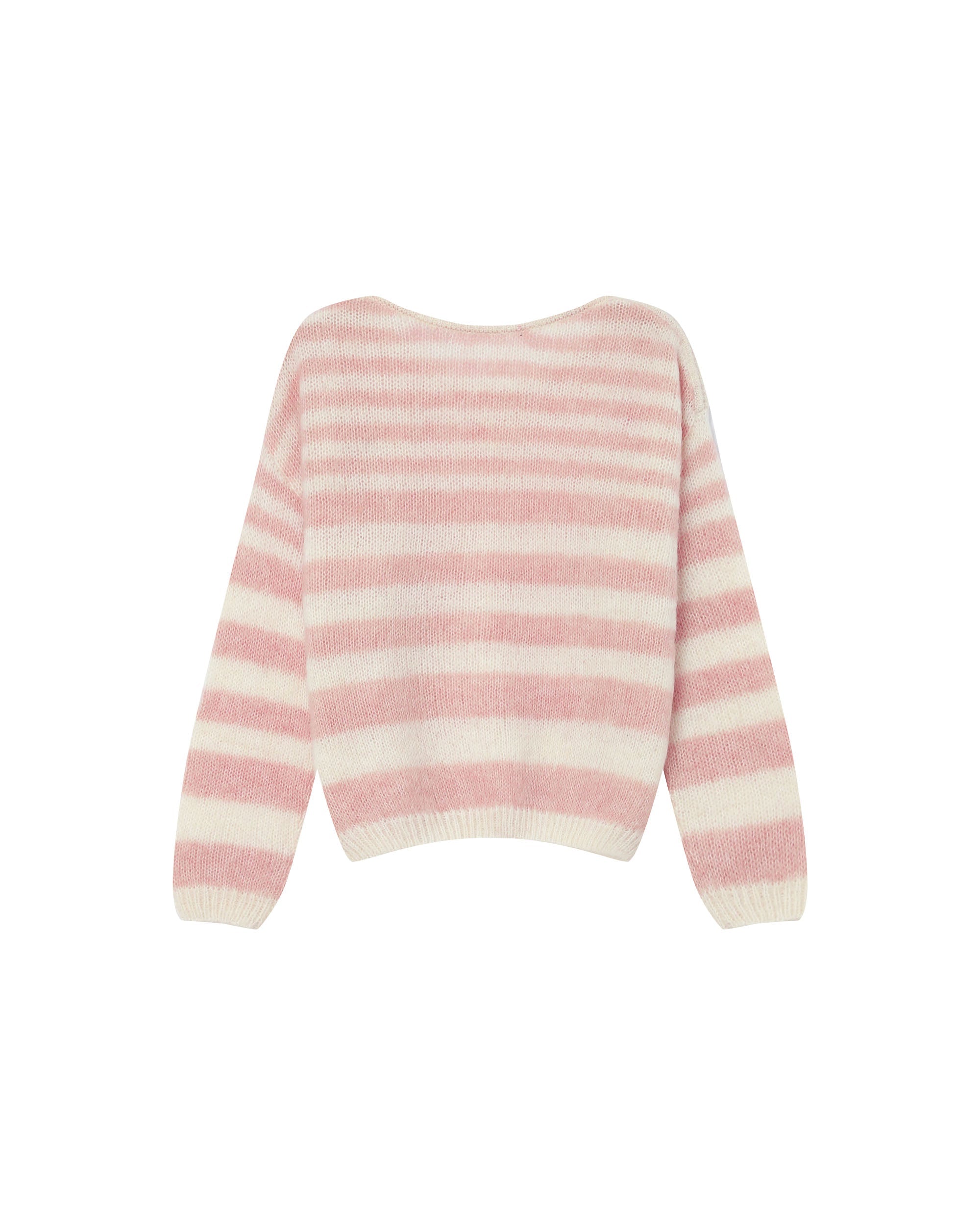 Crystal Pink Striped Jumper Sand
