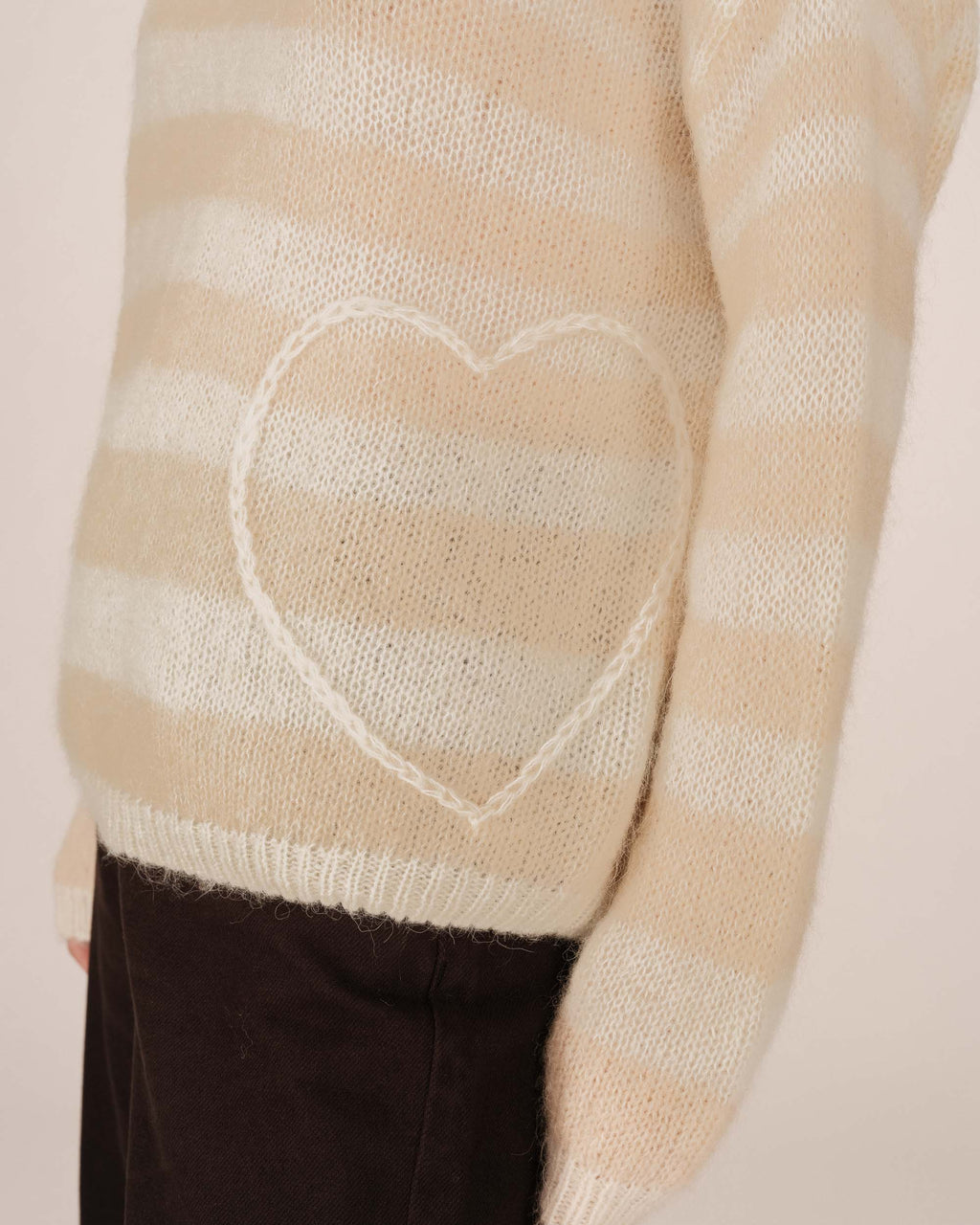 Vanilla Striped Jumper Sand