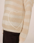 Vanilla Striped Jumper Sand