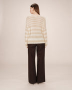 Vanilla Striped Jumper Sand