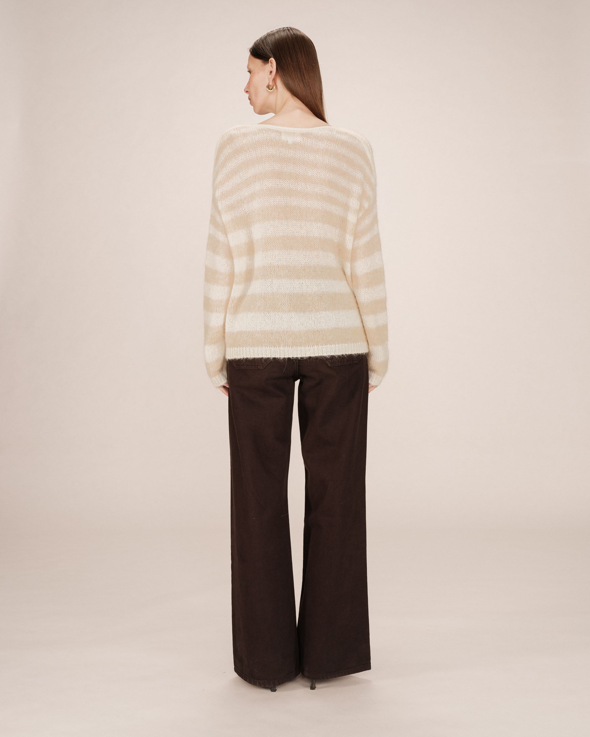 Vanilla Striped Jumper Sand