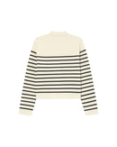 Ecru Sailor Buttoned Cardigan