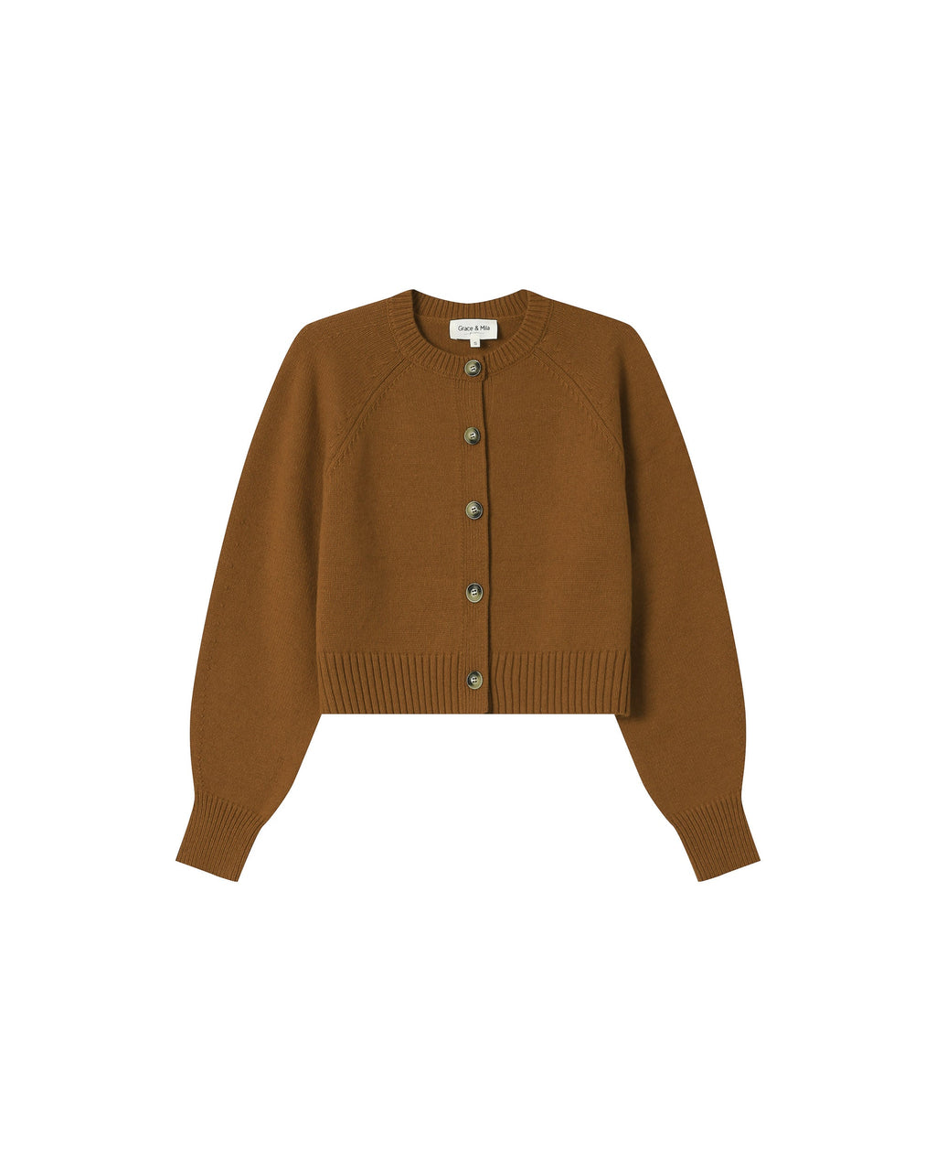 Cardigan Abotonado Caqui Sanders