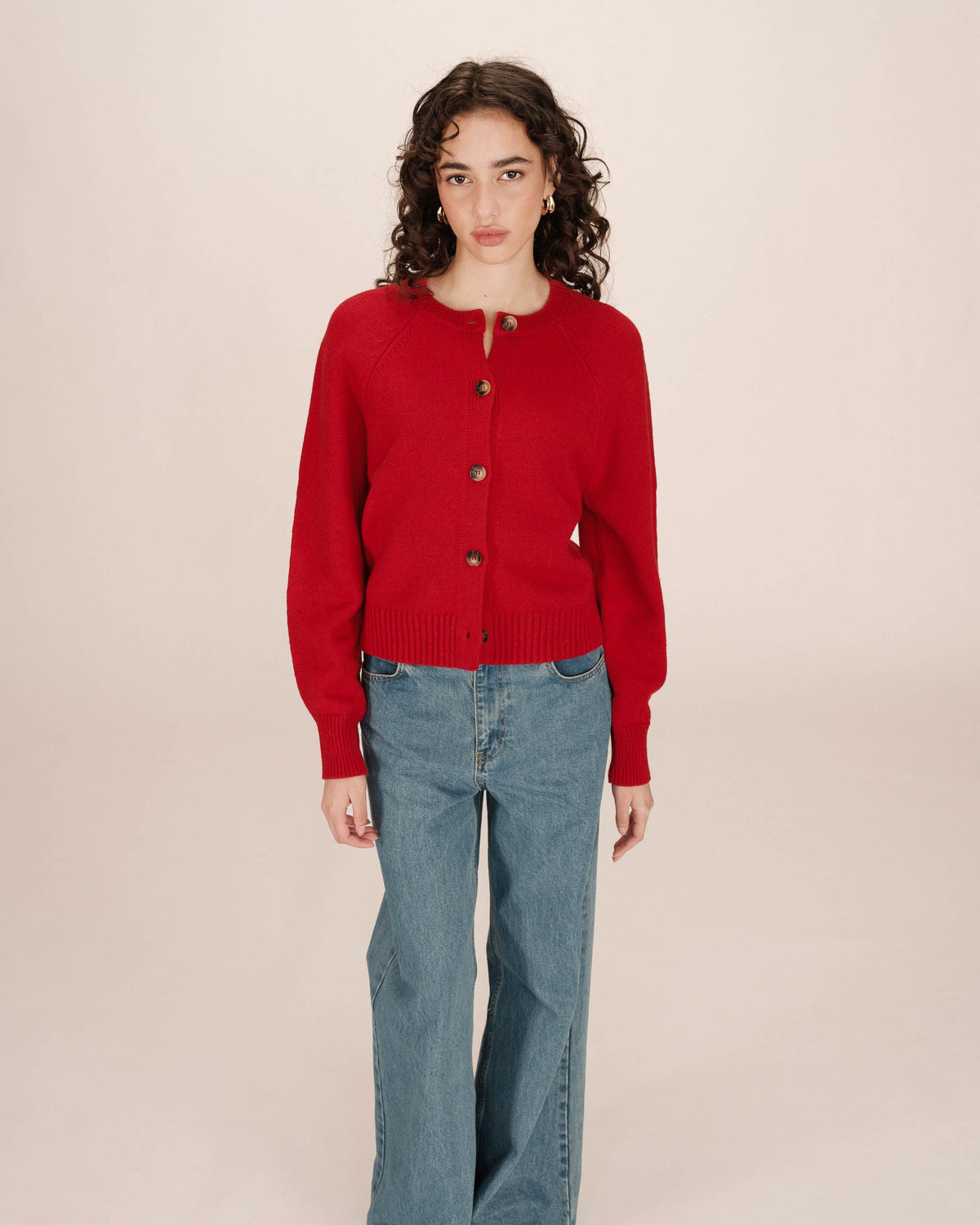 Sanders Cardigan - Red