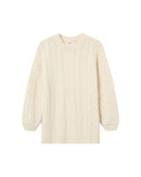 Saverio Ecru Oversized Sweater