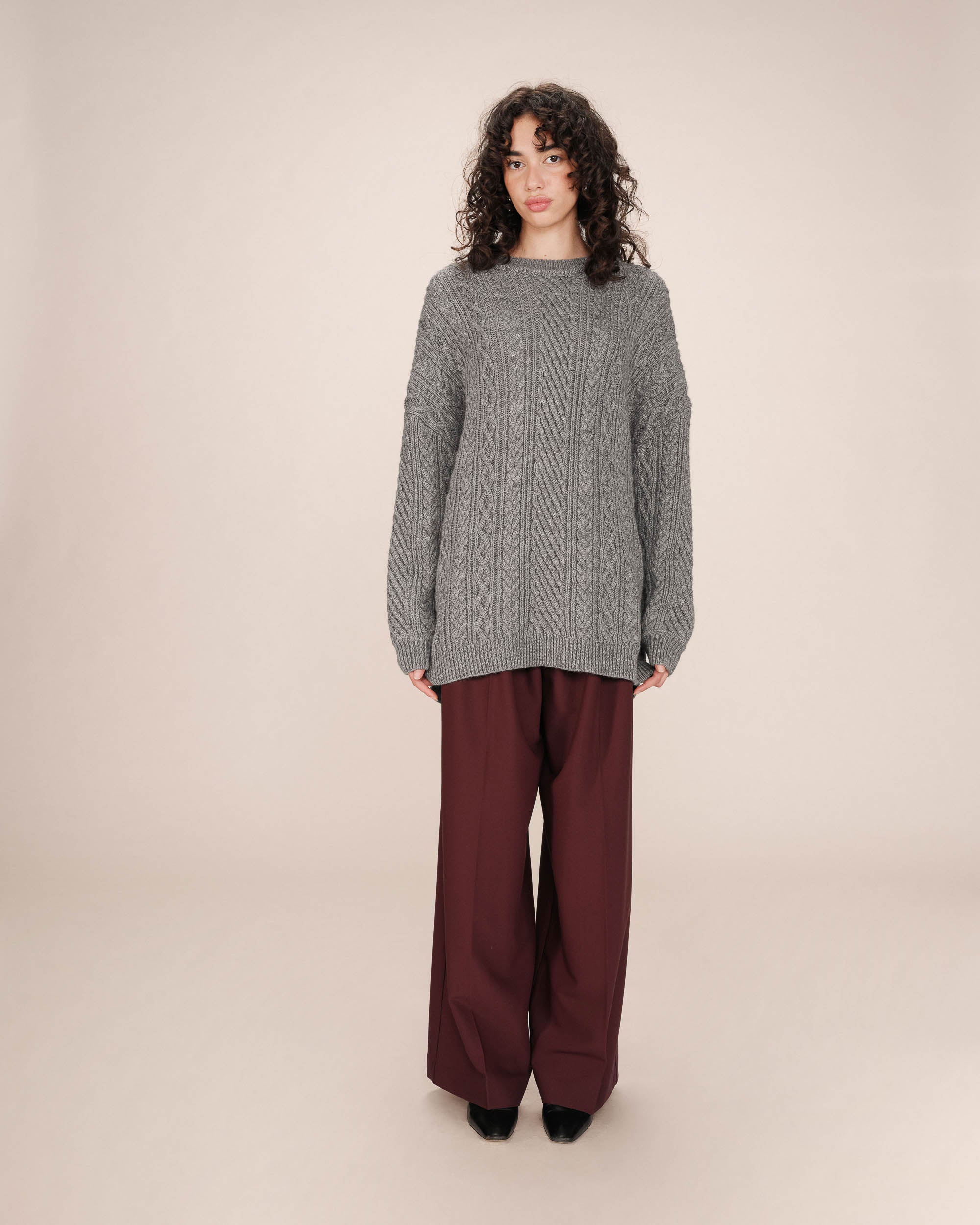 Jersey Oversize Gris Saverio