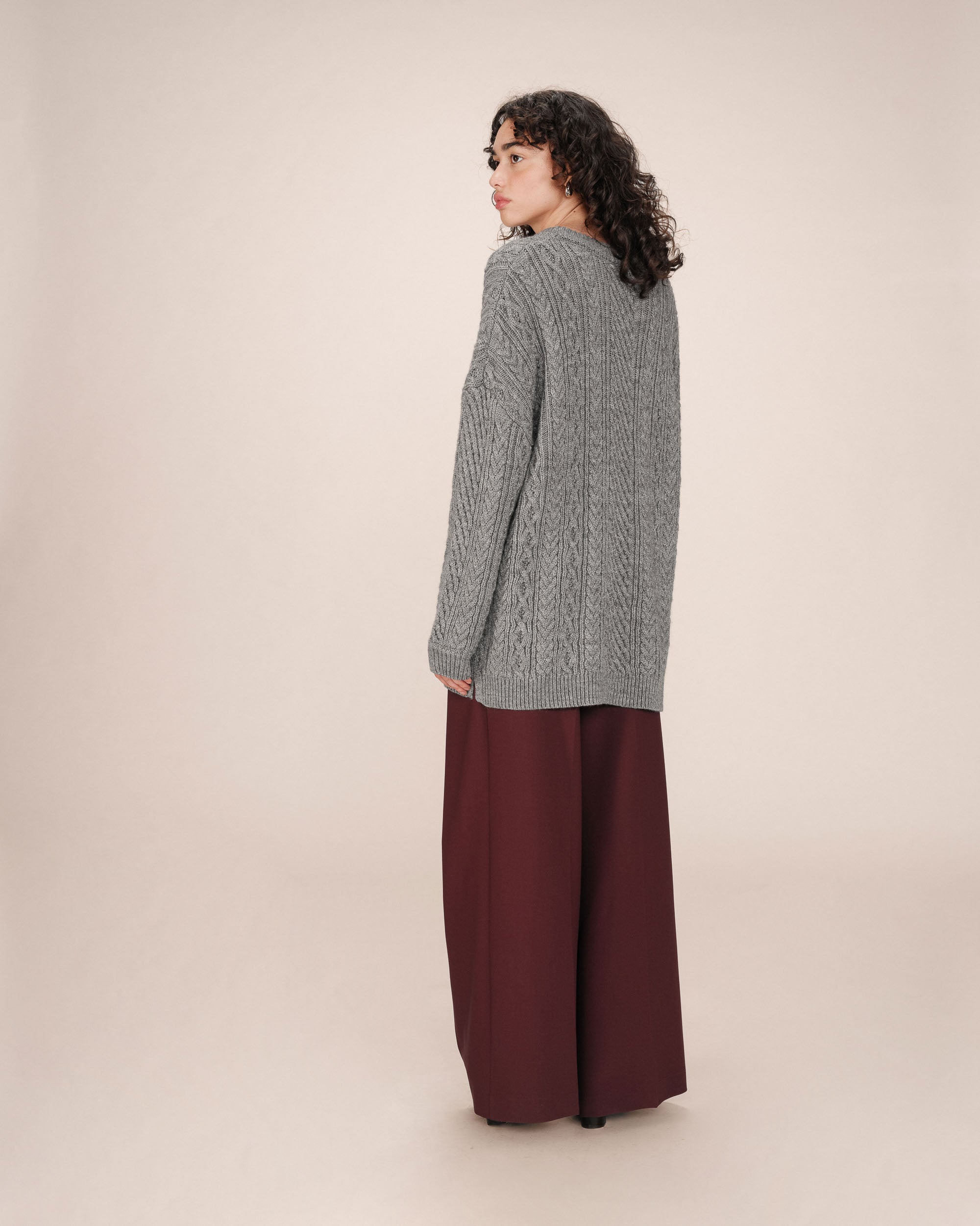 Jersey Oversize Gris Saverio