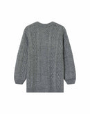 Saverio Gray Oversized Sweater