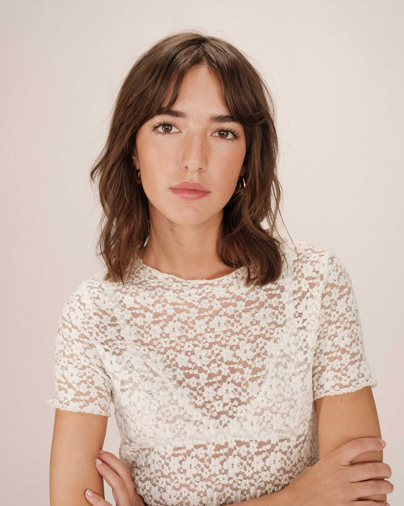 Camiseta Swift Transparente Crudo