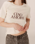 Camiseta Estampada Marfil Soft