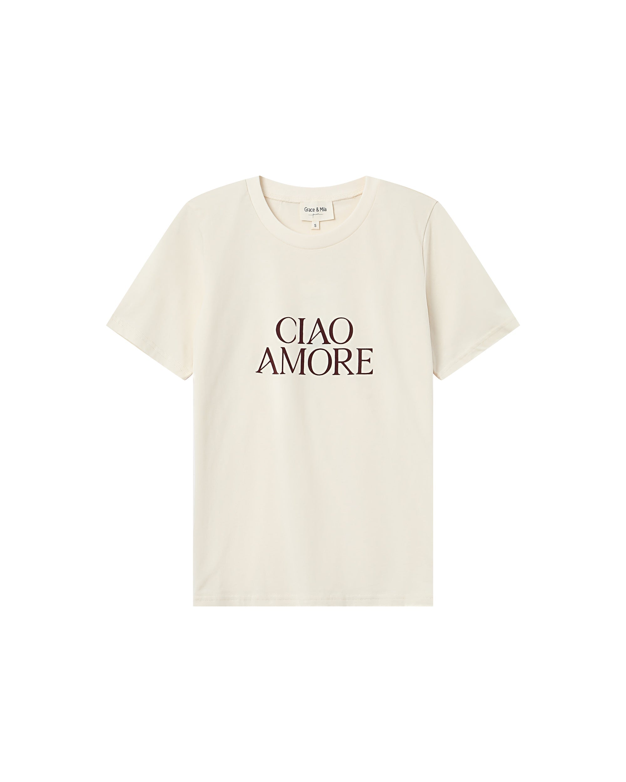 Camiseta Estampada Marfil Soft