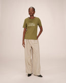 Olive Soft Printed T-Shirt