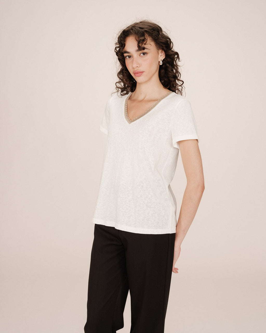 T-Shirt Space - Ivoire