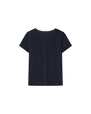 Navy Space V-Neck T-Shirt