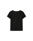Black Space V-Neck T-Shirt