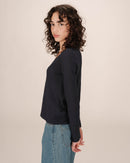 Selton Navy V-Neck T-Shirt