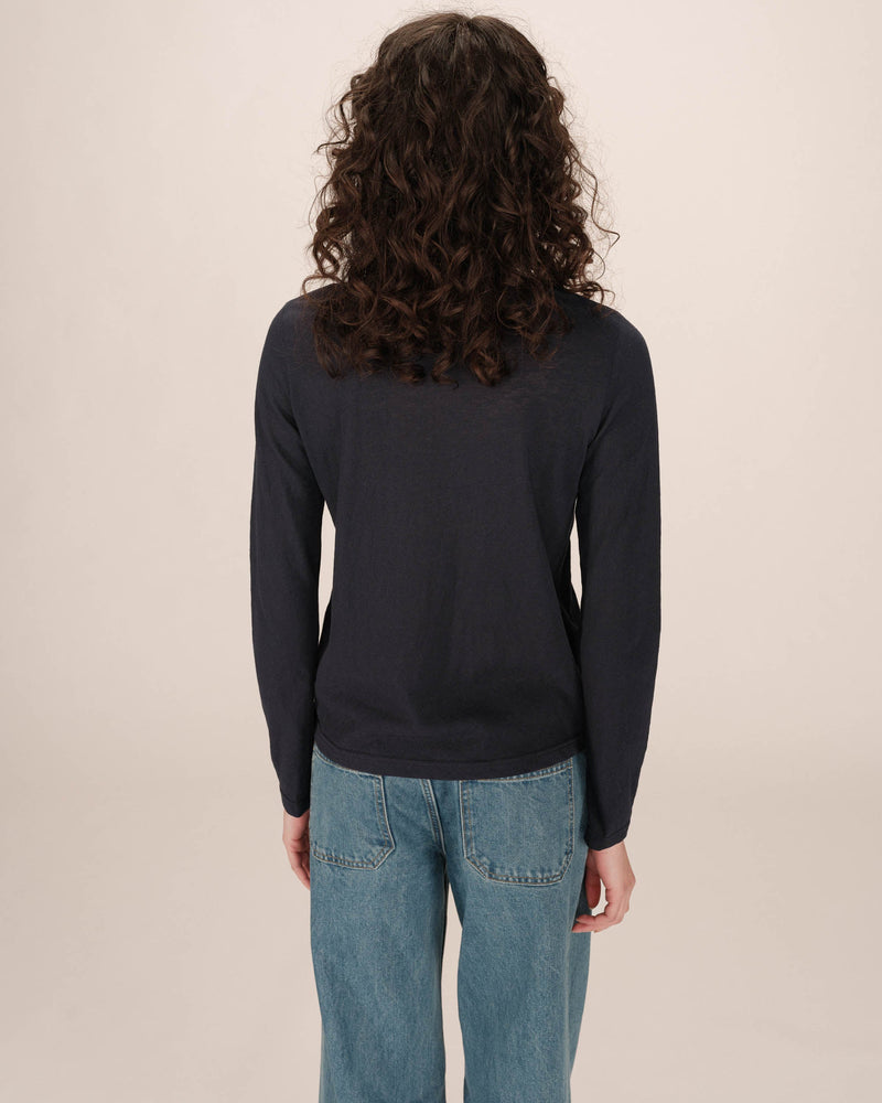 Selton Navy V-Neck T-Shirt