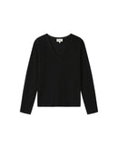Selton Black V-Neck T-Shirt
