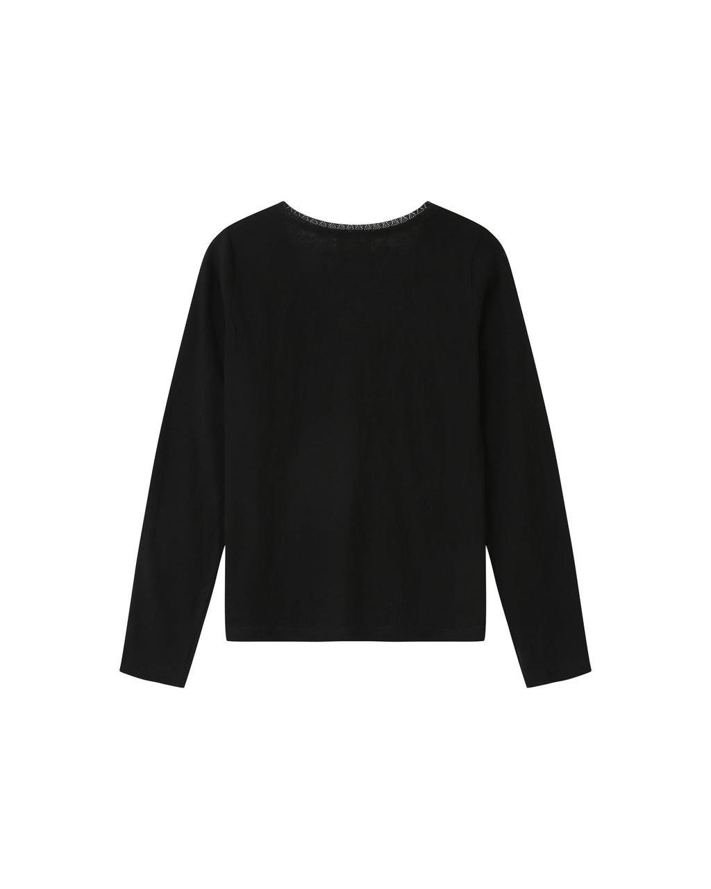 V-Neck T-Shirt Black Selton