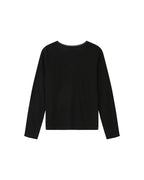 V-Neck T-Shirt Black Selton