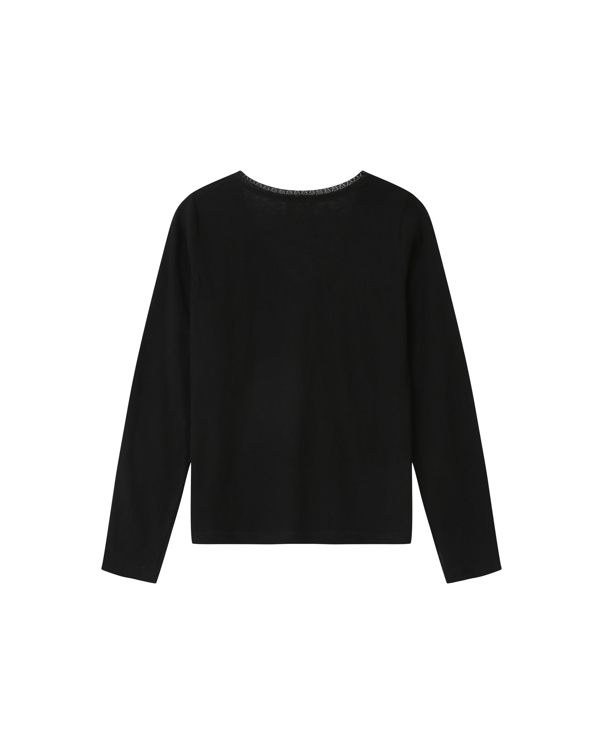 V-Neck T-Shirt Black Selton