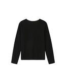 Selton Black V-Neck T-Shirt