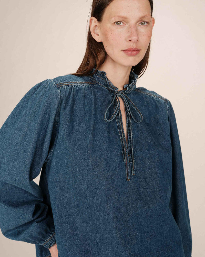 Blusa Salsa Azul Mediana