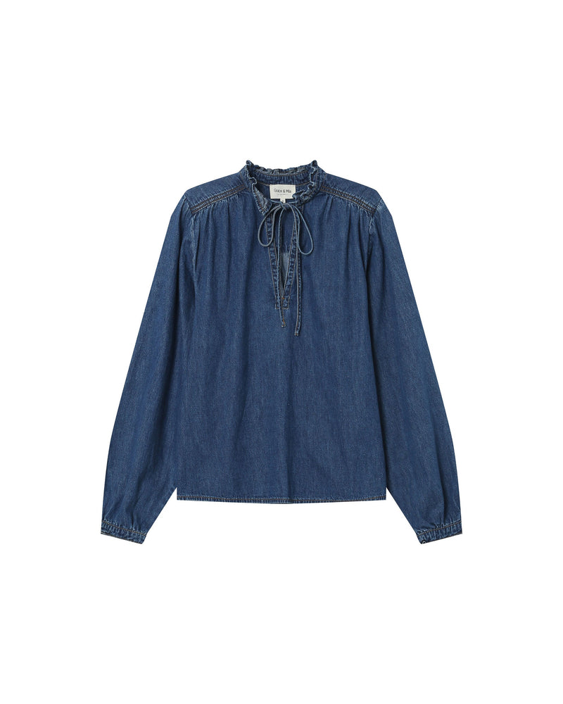 Blusa Salsa Azul Mediana