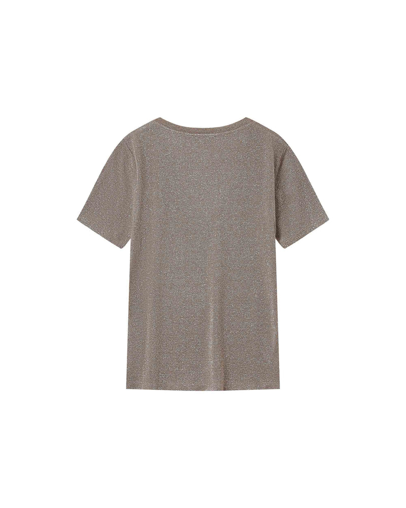 Greige Stardust V-Neck T-Shirt