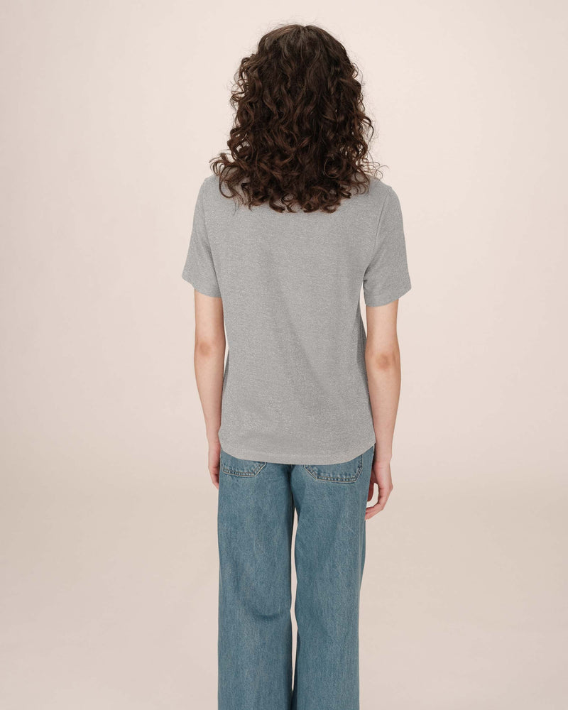 Stardust Gray V-Neck T-Shirt