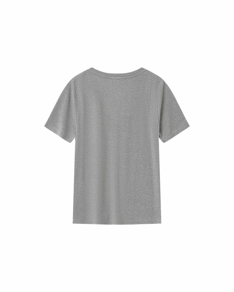 Stardust Gray V-Neck T-Shirt