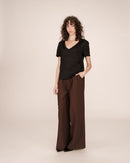 Black Stardust V-Neck T-Shirt